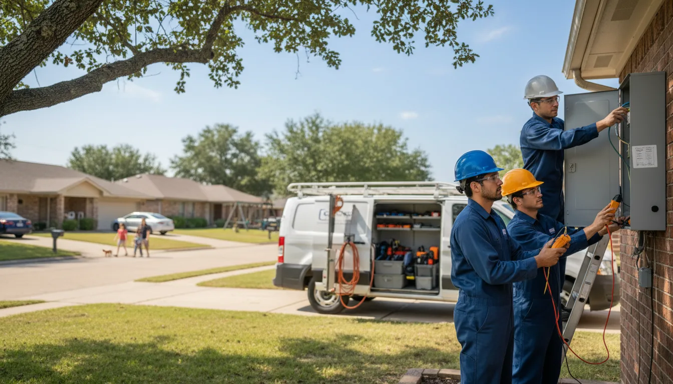 Certified electrician providing emergency electrical services in Lemont, PA